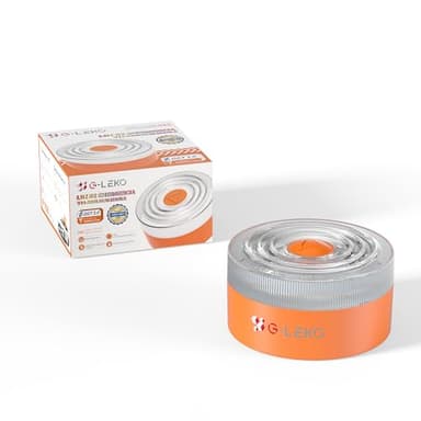 G-LEKO Luz Emergencia Baliza V16 HOMOLOGADA DGT 3.0 Obligatorio 2026. Geolocalización con Datos Incluídos hasta 2038. Señal V-16 Luz LED Mayor Visibilidad >1km y 360° con Base Imantada IP54 *1u
