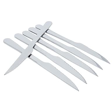 BESCH 6 Cuchillos de Carne Acero Inoxidable 21 x 2 cm