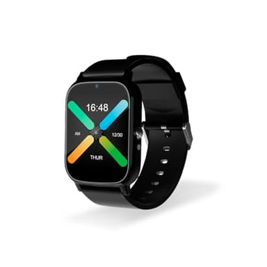 DCU TECNOLOGIC - Smartwatch Sénior con GPS y Videollamadas 4G - Reloj Inteligente con Pantalla IPS Full Touch de 1,69’’ - IPX6 Impermeable - Ideal para Adulto Mayor - Color Negro