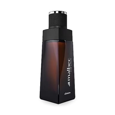O Boticário Malbec Club Intenso Eau de Toilette EDT Colonia Perfume Para Hombre Fragancia Amaderada Violeta, Bergamota y Limón 100 ml