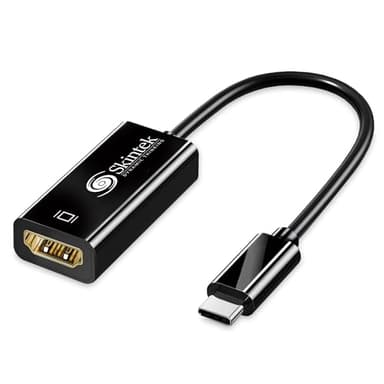 Skintek SK-04-TCH Adaptador USB C Tipo C a HDMI 4K 1080P 60Hz Macho-Hembra para conectar PC/Notebook/Mac con Salida USB C a Monitor,Proyector con Entrada HDMI Cable 15cm