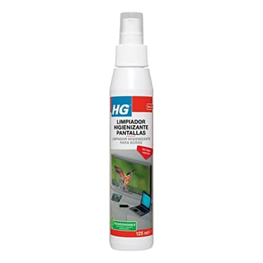 HG Limpiador de Pantallas 125 ml para Ordenadores, Tabletas o Televisores