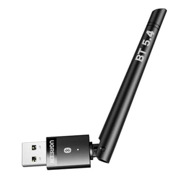 UGREEN Adaptador Bluetooth 5.4 para PC Antena de Alto Rango USB Dongle para Windows 11/10/8.1para Mouse Teclado Auriculares Teléfono Controlador