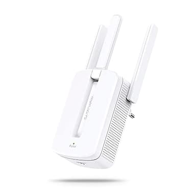 Mercusys MW300RE - Repetidor de WiFi N 300Mbps, Extensor de Red WiFi, Amplificador Inalámbrico, 3 Antenas, Botón WPS, MIMO, Señalización LED