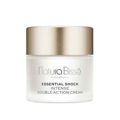 Natura Bissé Essential Shock Intense Double Action Cream | Crema Hidratante Facial con Aceite de Rosa Mosqueta, Aminoácidos de Colágeno y Aloe Vera | 75 ml