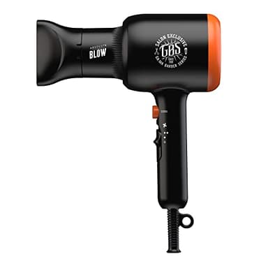 GA.MA Italy Professional, GBS Absolute Blow Dryer, Motor de CA ultracompacto de 2000 W, revestimiento cerámico para un Cabello brillante y sin encrespamiento, color negro