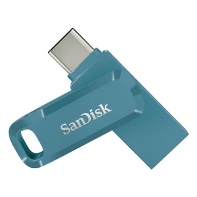 SanDisk Ultra Dual Drive Go USB Type-C Memoria Flash 256 GB (con conectores USB Type-C y Type-A reversibles, para Android móviles, Tabletas, Macs y Ordenadores, hasta 400 MB/s) Navagio Bay