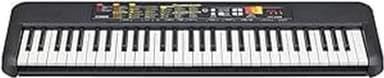 Yamaha PSR-F52 - Teclado digital portátil y compacto con 61 teclas, 144 voces de instrumentos y 158 estilos de acompañamiento, color negro