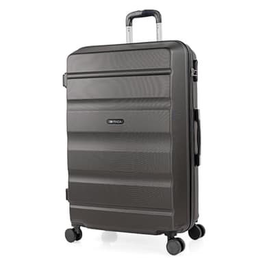 ITACA - Maletas Grandes de Viaje: Maleta Grande 23 Kilos, Maleta Viaje Grande, Maleta De Viaje para Todas Tus Aventuras. Material ABS Resistente y Ligera, Antracita