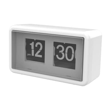Folpus Reloj abatible automático con Pantalla de números Grandes, Reloj abatible silencioso, Reloj de Escritorio Moderno abatible, Reloj de Mesa para la