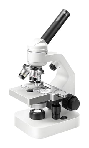 Microscopio Gran Angular Para NiñOs De 40x A 2000x,Juego De Microscopio Para Experimentos CientíFicos,Microscopio Familiar Con Soporte Para TeléFono,Enfoque AutomáTico Dual,Lente óPtica EPC