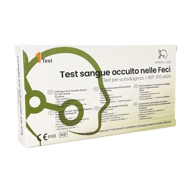 Test para la detección de sangre oculta en heces || Test FOB || Test Colon Recto || Certificado CE0123 || Resultado en 5 minutos || Sellado y Estéril || Registrado en el Ministerio de Salud