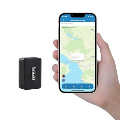 Mini Localizador GPS para Coche Moto Bicicleta Sin Suscripción 1500mAH Batería Larga Espera Magnético IP65 Impermeable Antirrobo Rastreador GPS con Posicionamiento de SMS y App TK913