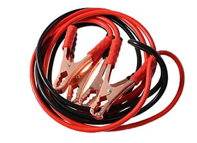 Brimix Pinzas de bateria 1200 A AMP 2.5 M de Coche y Motos. Cables Puente Largos para Arranque con Bolsa de Almacenamiento