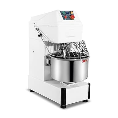 MBH - Amasadora industrial de 20 litros para panadería, pastelería y hostelería. Batidora amasadora espiral profesional para hacer masa de pan y pizza.