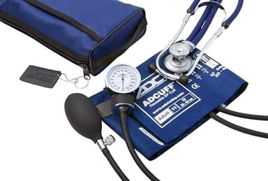 ADC Combo Ii Sr Kit de Esfigmomanómetro Aneroide/Estetoscopio Profesional de bolsillo para adultos formado por esfigmomanómetro Prosphyg 768 y Estetoscopio ADC Sprague 641