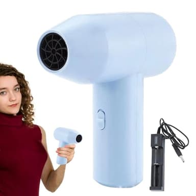 Secador Pelo Inalambrico Para Pintar, Secador Pelo Pequeño Potente Portátil, USB Recargable, Secador De Pelo Sin Cable Con Bateria Para Exámenes De Arte De Estudiantes Y Actividades De Pintura