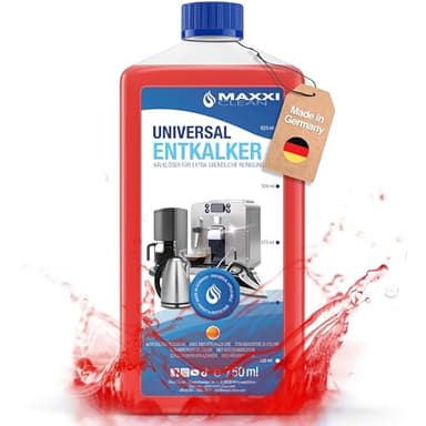 Maxxi Clean | 1x 750 ml Descalcificador Universal para todas las Cafeteras, Hervidores de Agua, otros Electrodomésticos y Baño & Cocina | Apto para todas las Marcas y Modelos | Removedor de Cal