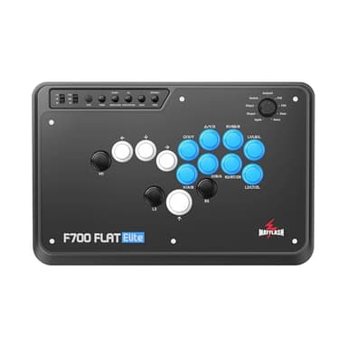 MAYFLASH F700 FLAT Elite Wireless Arcade Stick Mando multitáctil sin palanca con botones Sanwa Compatible con PS5, PS4, PC, Xbox Series S/X, Switch y más Soporta Bluetooth, 2.4G y con cable