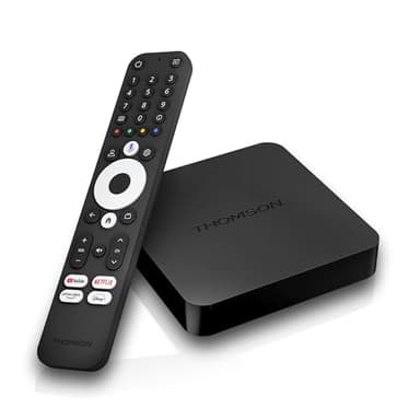Thomson Streaming Box 240, 4K UHD, Google TV, Google Voice Control,WiFi, Googlecast Built-in