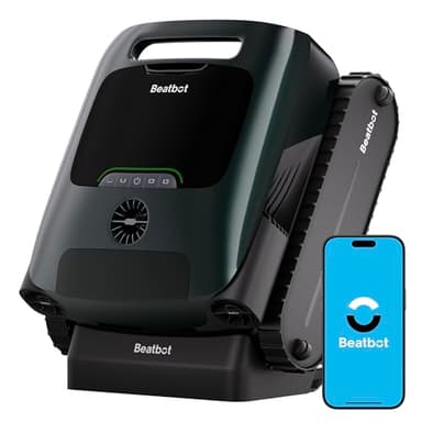 Beatbot AquaSense 2 Pro Cordless Robotic limpiafondos inalámbrico, Limpia el Suelo, Las Paredes, Depura el Agua, Navegación y posicionamiento, Duración de 11 Horas, Piscinas hasta 360 m²-Verde Pino