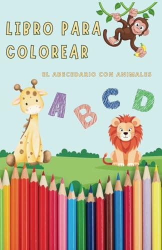 Libro para colorear: El abecedario con animales