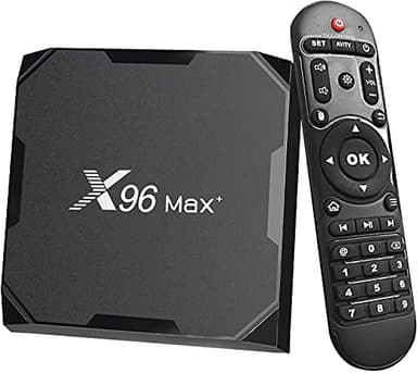 Android 9.0 TV Box 4GB RAM 32GB ROM, X96 MAX+ Android Box Amlogic S905X3 Quad-Core 2.4G + 5.8G WiFi Bluetooth 4.0 4K 60fps HDR