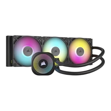 CORSAIR iCUE LINK TITAN 360 RX Refrigerador Líquido RGB Para CPU – 360mm AIO – 3x RX120 Ventiladores RGB Incluidos – Compatible con Intel LGA 1851/1700, AMD AM5/AM4 – Hub iCUE LINK Incluido – Negro