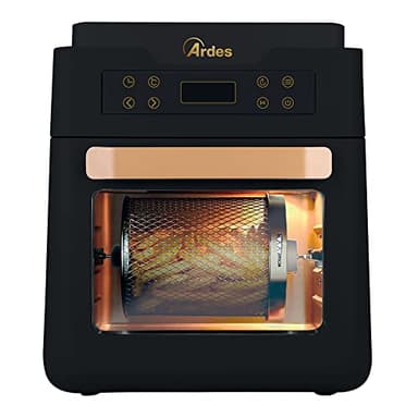 ARDES Freidora de Aire Caliente y Horno Híbrido 12 Litros Air Fryer Con Programas Automáticos y Accesorios Para Freír Cocinar Sin Aceite Temperatura Máxima 200°C Modelo Eldorada XXL AR1K3000