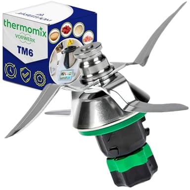 MONTERAL Juego de Cuchillas y Junta para Vorwerk Thermomix TM6 Robot de Cocina - Garantía de 10 Años