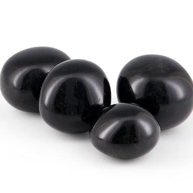 Turmalina Negra Piedra Natural Pulida - Protección Electromagnética y Equilibrio Energético
