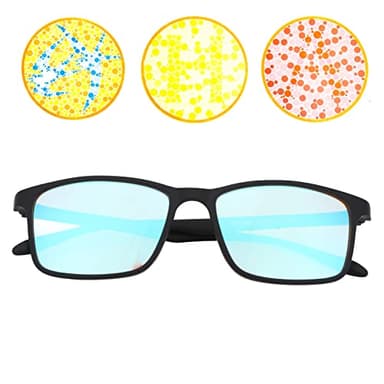 NSXAYIWE Gafas Para Daltónicos, Prácticas Y Elegantes Gafas Para Daltónicos De Alto Contraste, Gafas Para Daltónicos Para Mujeres Y Hombres, Gafas Para Daltonismo En Interiores Y Exteriores