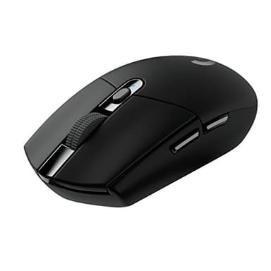 Logitech G305 LIGHTSPEED Ratón Gaming Inalámbrico, Captor HERO 12K, 12,000 DPI, Ultra-ligero, Batería de 250h, 6 Botones Programables, Memoría Integrada, PC/Mac - Negro