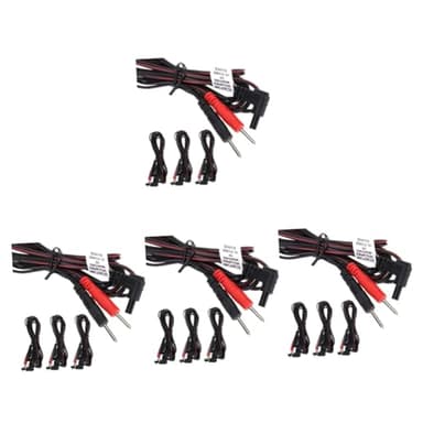 Ipetboom 4 Juegos Cable De Electrodo Cables De Para Maquina Cables Conductores Para Maquina De Fisioterapia Cable Conductor Para Dispositivos De Polivinilo 4 Uds * 4