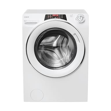 Candy RapidO RO16106DWMCT/1-S Lavadora 10 KG, 1600 RPM, Pantalla Smart Text, Panel Smart Touch, Wi-Fi, Snap & Wash, 16 Ciclos, 9 Rápidos, Motor Inverter Speed Drive, Función Vapor, 78 DB, Blanco