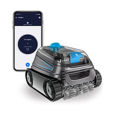 Zodiac CNX 30 iQ Robot limpiafondos automatico Piscina hasta 12x6m, Limpia Fondo, Paredes y Linea de flotación. Control vía App. Tecnología ciclónica. Incluye Cable de 18m y Doble filtración