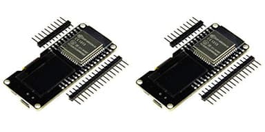 2pcs ESP32 OLED WeMOS Development Board WiFi+Bluetooth ESP-WROOM-32 ESP-32 ESP-32S