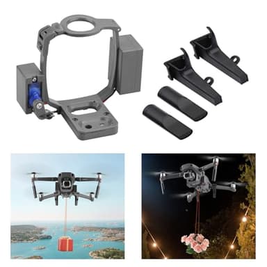 iEago RC Mavic 2 Pro Sistema de Anchamiento Airdrop Sistema Drone Lanzador de Drone Payload Dispositivo de Transporte de Entrega con Tren de aterrizaje para DJI Mavic 2 Pro/Zoom Pesca Accesorios
