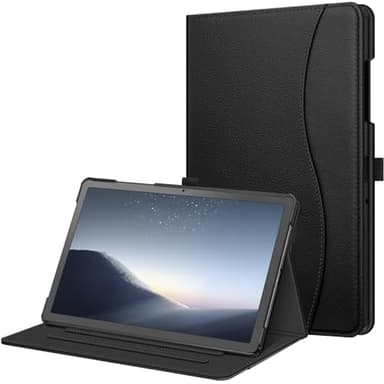 Fintie Funda Samsung Galaxy Tab A9 Plus de 11 Pulgadas 2023, Modelo SM-X210/X216/X218, Funda Multiángulo Tipo Folio con Compartimento para Documentos y Función de Encendido Automático - Negro
