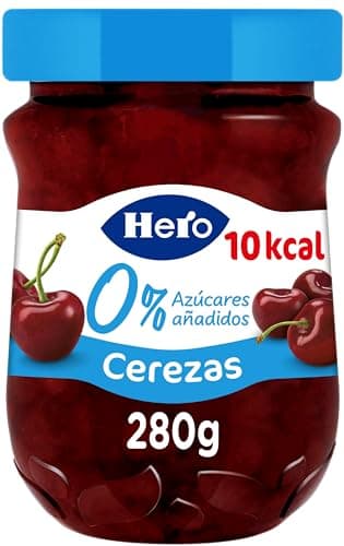 Hero Diet Confitura de Cerezas con 0 % Azúcares Añadidos - 280g