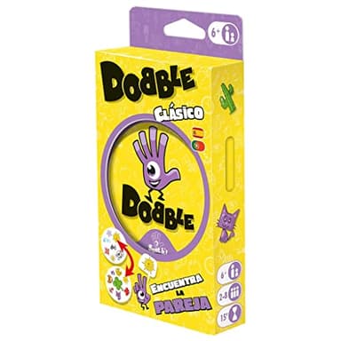 Zygomatic | Dobble Classic Blister Eco |Exclusivo en Amazon | Juego de Cartas Familias y Niños | A Partir de 7 Años | De 2 a 8 Jugadores | 15 Minutos por Partida | En Español y Portugués