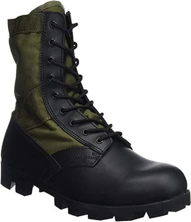 Mil-Tec Botas Selva Us-panamá Oliv, Zapatos De Senderismo Hombre, 42 EU, 9 US