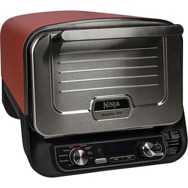 Ninja Woodfire horno eléctrico de exterior 8 en 1, horno para pizza, asador a alta temperatura y ahumador con rejilla, bandeja Pro-Heat y otros accesorios, 6 ajustes para pizza, naranja, OO101EU