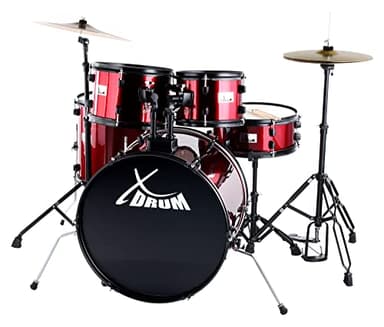 Batteria de XDrum, set de batería Rookie 22" Fusión rojo