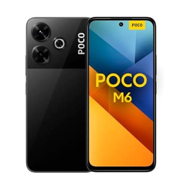 Xiaomi Poco M6 8 GB + 256 GB Smartphone, 6,79 Pulgadas, 90 Hz FHD Screen, MediaTek Helio G91-Ultra, cámara de 108 MP, 5030 mAh, Black