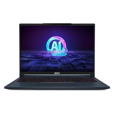 MSI Stealth 16 AI Studio A1VFG-045XES Portátil Gaming 16" 16:10 QHD+ 240Hz (Intel Core Ultra 7 155H, 16GB RAM, 1TB SSD, RTX 4060-8GB, Free Dos) Star Blue, Teclado QWERTY Español