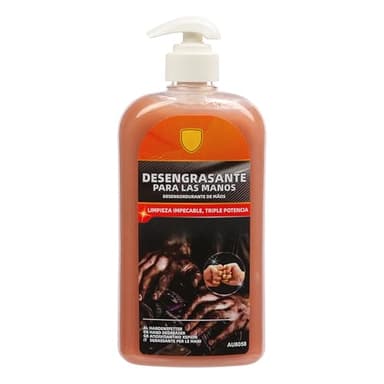 Gel Desengrasante para Manos Facíl de Quitar Grasa y Suciedad, Limpiador 1L Profumado de Manos con Partículas para Mecánicos y Uso Domésticos - Pack 1