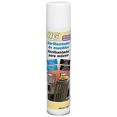 HG Abrillantador de muebles 300 ml - Para limpiar y mantener muebles de madera - Limpia y nutre - rápida y eficazmente