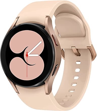 SAMSUNG Galaxy Watch4 BT, Reloj Inteligente Redondo Bluetooth, Wear OS, Bisel Giratorio, Reloj de Fitness, rastreador de Fitness, 40 mm, Oro Rosa