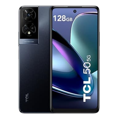 TCL 50 5G 128GB - Smartphone de 6.6" Mayor Confort Ocular (Pantalla 90Hz, 8GB (4+4) - 128GB, 5G, Ampliable MicroSD, Dual SIM, Doble Altavoz, Cámara 50MP, Batería 5010mAh, Android 14.) Space Gray